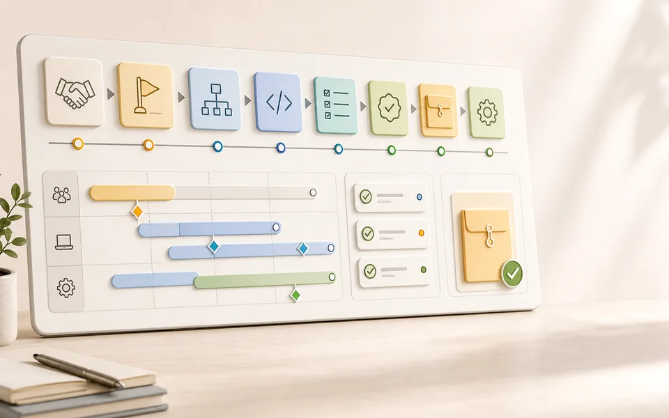 Project delivery process board